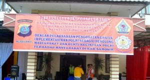 Pelayanan Terpadu di Pulau Samosir Sumatera Utara 21-09-14