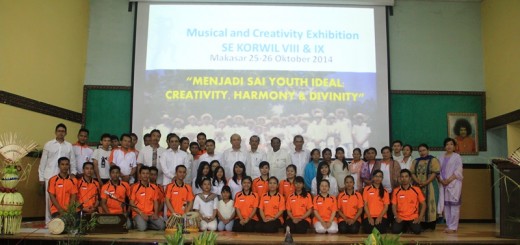 Para Peserta Musical Exhibition usai tampil, Pada Youth Camp Makassar