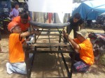 Instalasi untuk air siap minum yang dikerjakan Sai Rescue Bali