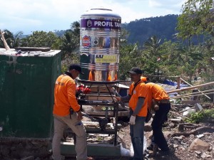 Pemasangan Sarana Air Bersih oleh Sai Rescue 